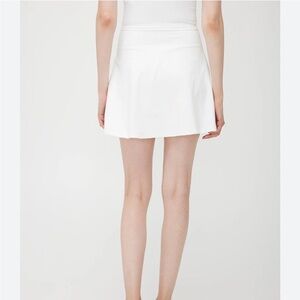 [S]Kit+Ace Corsica A-Line White Tennis Skort Skirt NWOT
